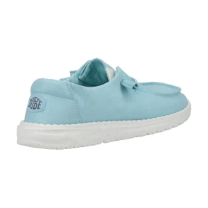 Hot TOG24 HEYDUDE Wendy Womens Canvas Shoe Turquoise