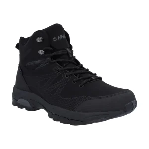 Hot TOG24 Hi-Tec Jackdaw Mens Waterproof Boots Black/Carbon Grey |