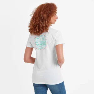 New TOG24 Highland Women's T-Shirt In Optic White |
