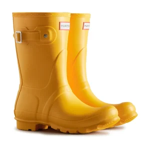 Discount TOG24 Hunter Original Short Wellington Boots Womens Yellow