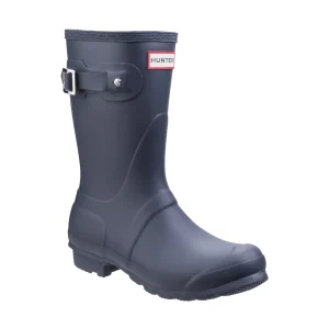 Fashion TOG24 Hunter Original Short Womens Wellington Boots Navy