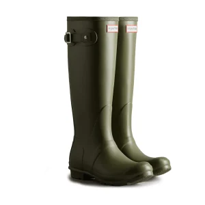 New TOG24 Hunter Original Tall Wellington Boots Womens Dark Olive