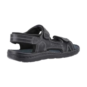 Best TOG24 Hush Puppies Alistair Mens Sandal Black