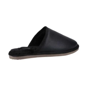 Hot TOG24 Hush Puppies Coady Leather Slipper Mens Black