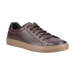 Sale TOG24 Hush Puppies Colton Mens Cupsole Coffee