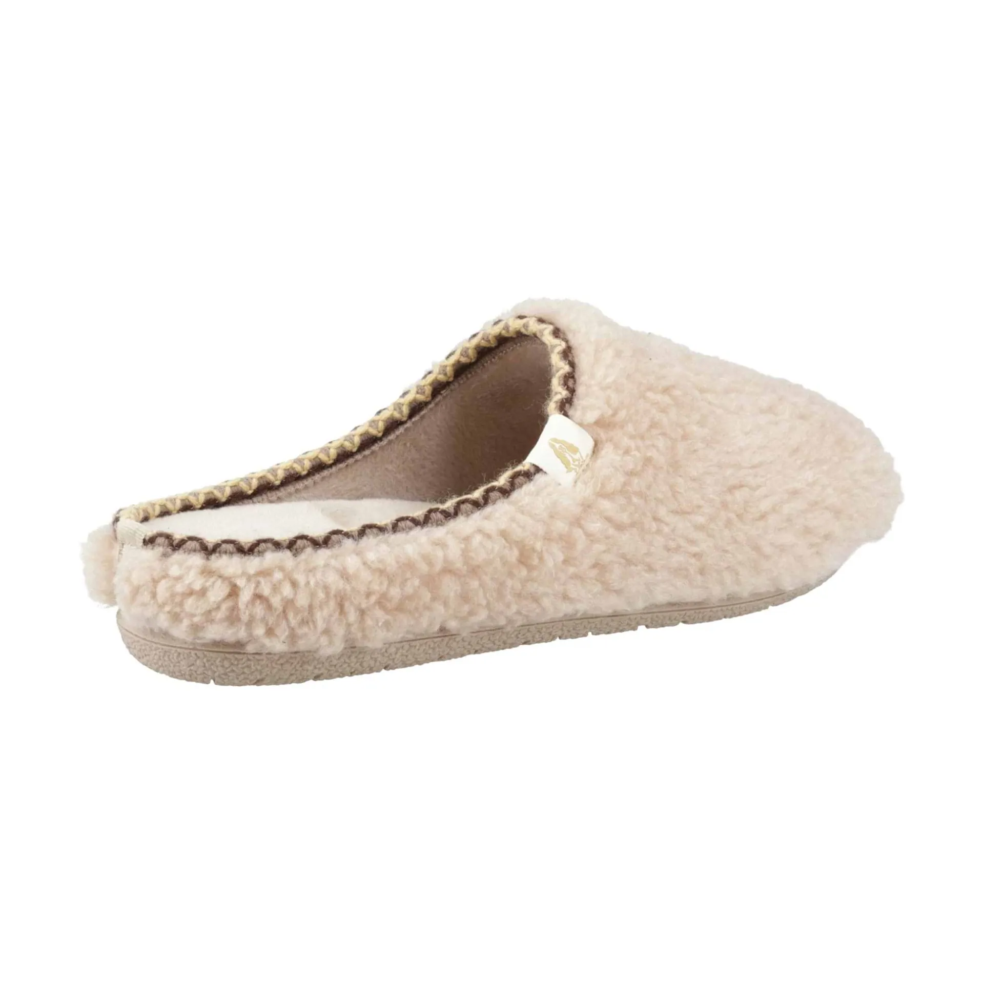 hush-puppies-good-slipper-tedd-xHcdhIxw-1.webp Clearance TOG24 Hush Puppies Good Slipper Teddy Mule Womens Beige