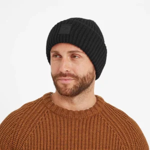 Hot TOG24 Jendon Knit Hat In | Woolly Beanie Hat | Black
