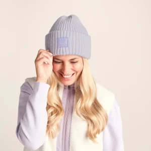 Fashion TOG24 Jendon Unisex Knitted Beanie Hat In | Pale Lilac