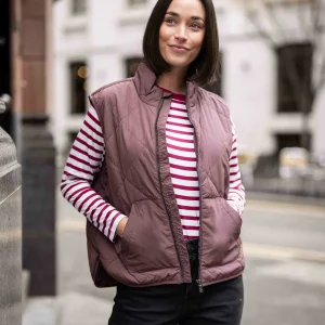 Clearance TOG24 Juni Women's Winter Gilet In | Dark Mauve