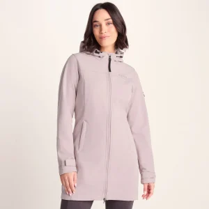 Best TOG24 Keld Womens Long Softshell Jacket | Dusky Pink