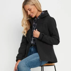 Clearance TOG24 Keld Womens Softshell Hoody Black