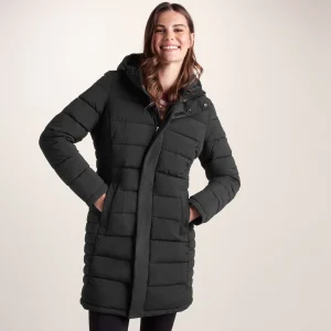 Outlet TOG24 Kirkham Womens Padded Long Jacket Black