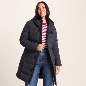 Outlet TOG24 Kirkham Womens Padded Long Jacket Dark Indigo