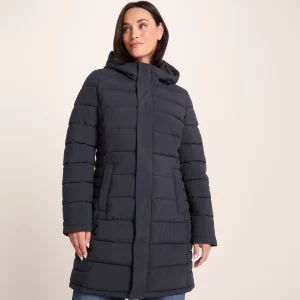 Outlet TOG24 Kirkham Womens Padded Long Jacket Dark Indigo