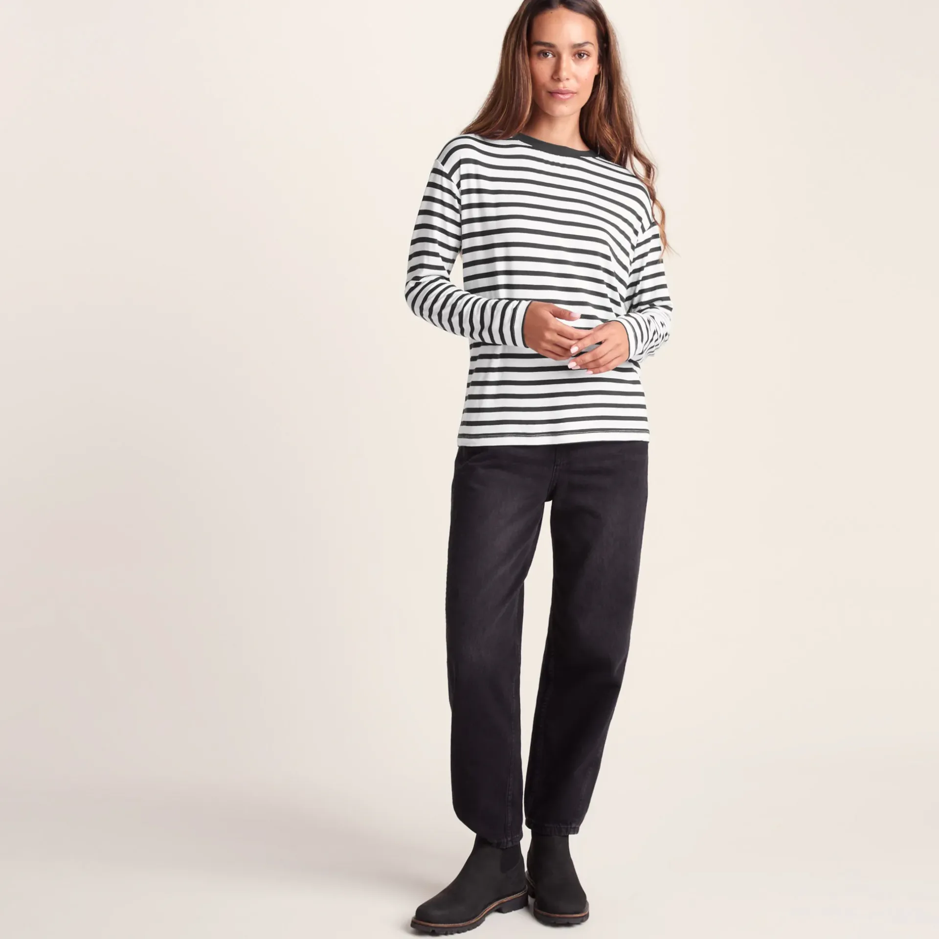 kitty-womens-long-sleeve-t-shi-QAbVJWth-5.webp Hot TOG24 Kitty Womens Long Sleeve T-Shirt Washed Black Stripe