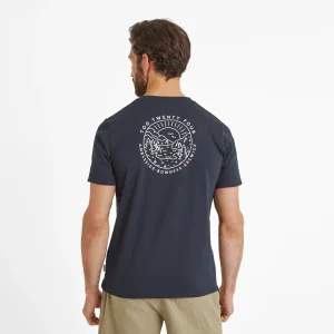 Discount TOG24 Lakes Mens T-Shirt Dark Indigo