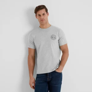 Discount TOG24 Lakes Mens T-Shirt Light Grey Marl