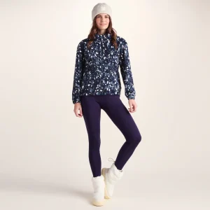 Fashion TOG24 March Womens Fleece Overhead Oxford Blue Pebble Print