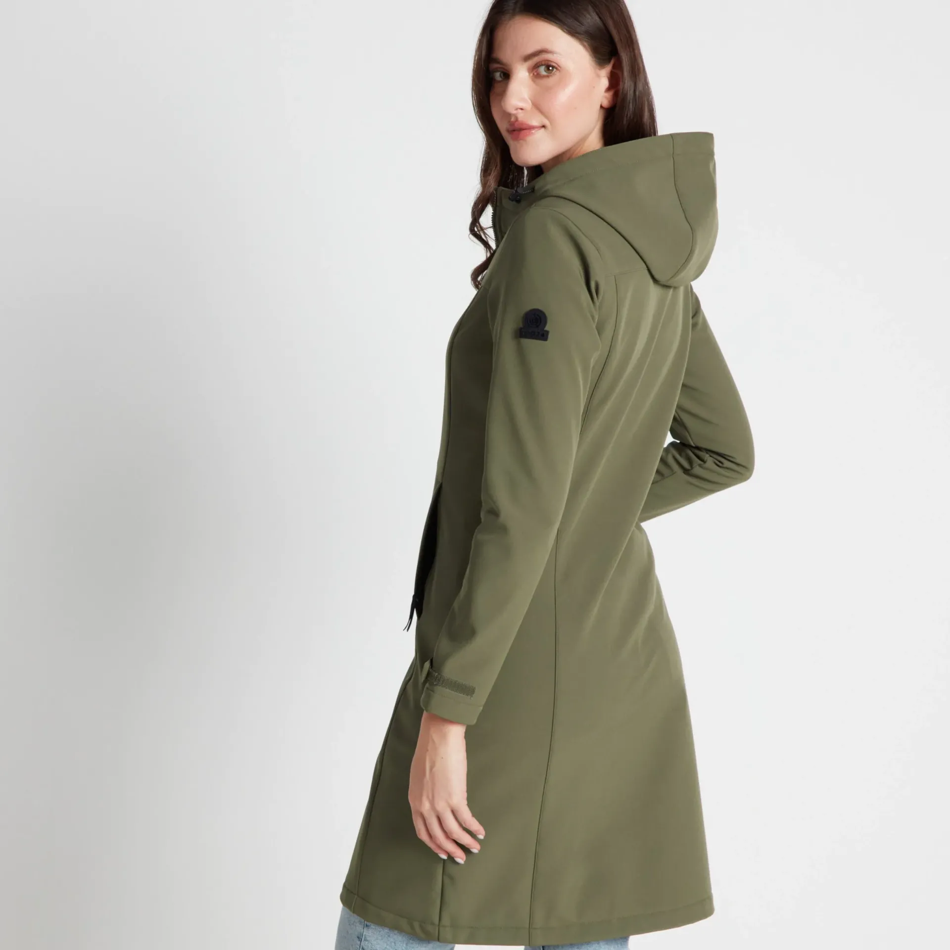 marina-womens-extra-long-softs-FlVzAeAU-0.webp Outlet TOG24 Marina Womens Extra Long Softshell Jacket Khaki