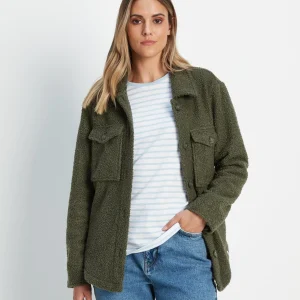 Clearance TOG24 Maxine Womens Shacket In | Womens Clothing | Khaki