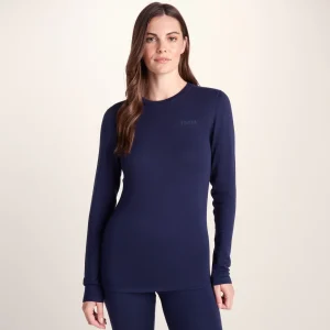 Outlet TOG24 Meru Womens Cashmere Touch Base Layer Crew Neck Oxford Blue
