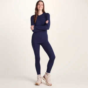 Outlet TOG24 Meru Womens Cashmere Touch Base Layer Crew Neck Oxford Blue