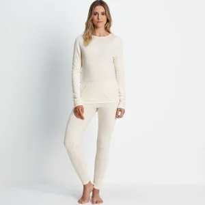 New TOG24 Meru Womens Cashmere Touch Crew Neck | Off White