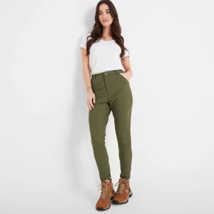 Best TOG24 Milton Womens Water Resistant Slim Trouser Long Khaki