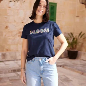 Outlet TOG24 Minda Womens T-Shirt Dark Indigo