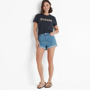 Outlet TOG24 Minda Womens T-Shirt Dark Indigo