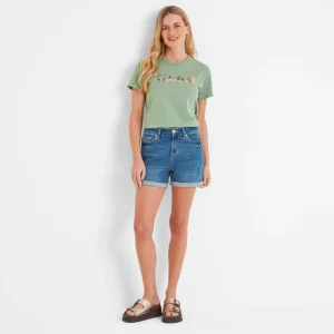 Clearance TOG24 Minda Womens T-Shirt Pistachio