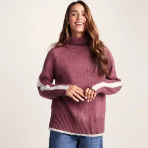 Outlet TOG24 Moira Womens Knitted Jumper Washed Burgundy