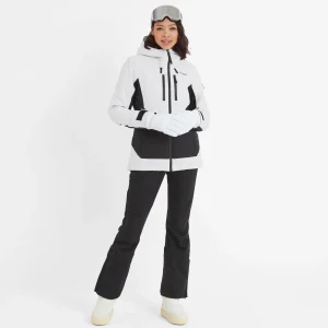 Hot TOG24 Montana Womens Ski Jacket Black/Optic White