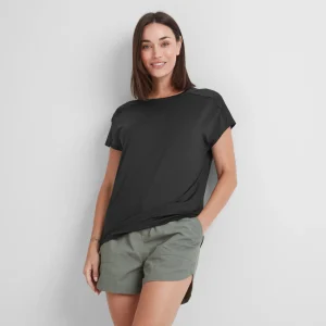 Outlet TOG24 Moorley Womens Tech Short Sleeve Top Black