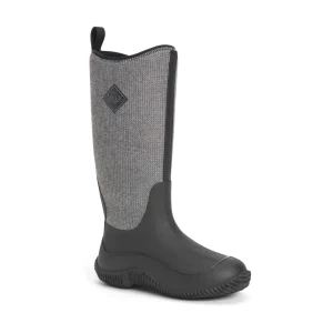 Fashion TOG24 Muck Boots Hale Womens Wellington Black/Fuzzy Herringbone