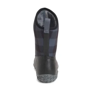 Hot TOG24 Muck Boots Muckster II Mid Womens Wellington Black/Grey Plaid