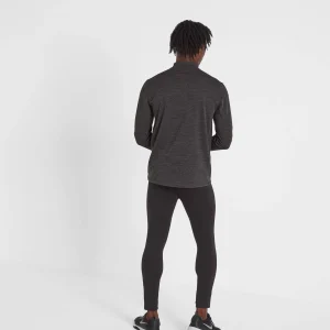 Hot TOG24 Nevis Mens Merino Base Layer Zip Neck Grey Marl