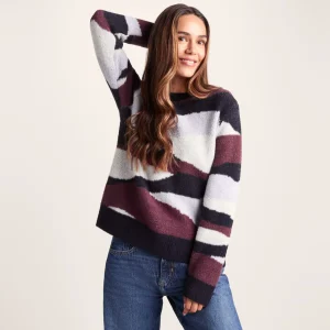 Fashion TOG24 Niamh Womens Knitted Jumper Landscape Knit