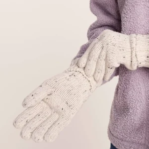 Discount TOG24 Norden Turn-Up Knitted Gloves In | Vanilla Nep