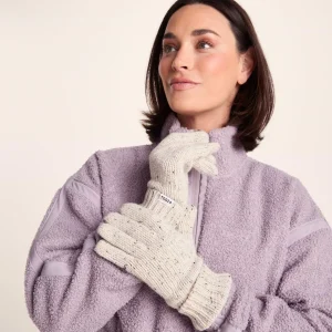 Discount TOG24 Norden Turn-Up Knitted Gloves In | Vanilla Nep