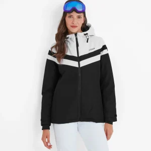 Hot TOG24 Panorama Womens Ski Jacket Black/Optic White