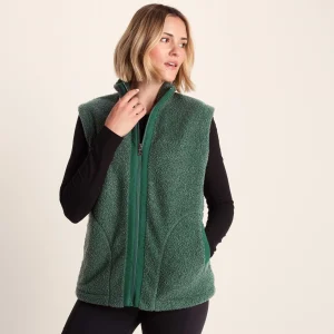Best TOG24 Peyton Womens Sherpa Gilet Racing Green