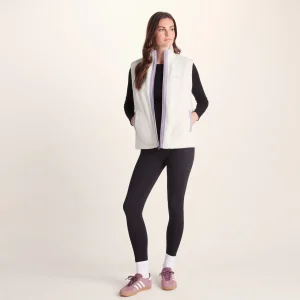 Discount TOG24 Peyton Womens Sherpa Gilet Vanilla