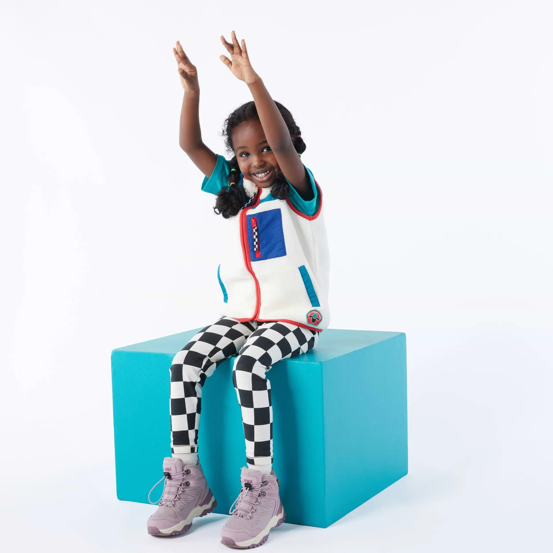 racka-kids-shaun-the-sheep-leg-ZPrHSLWx-3.webp Fashion TOG24 Racka Kids Shaun The Sheep Legging Black Woolly Checkerboard