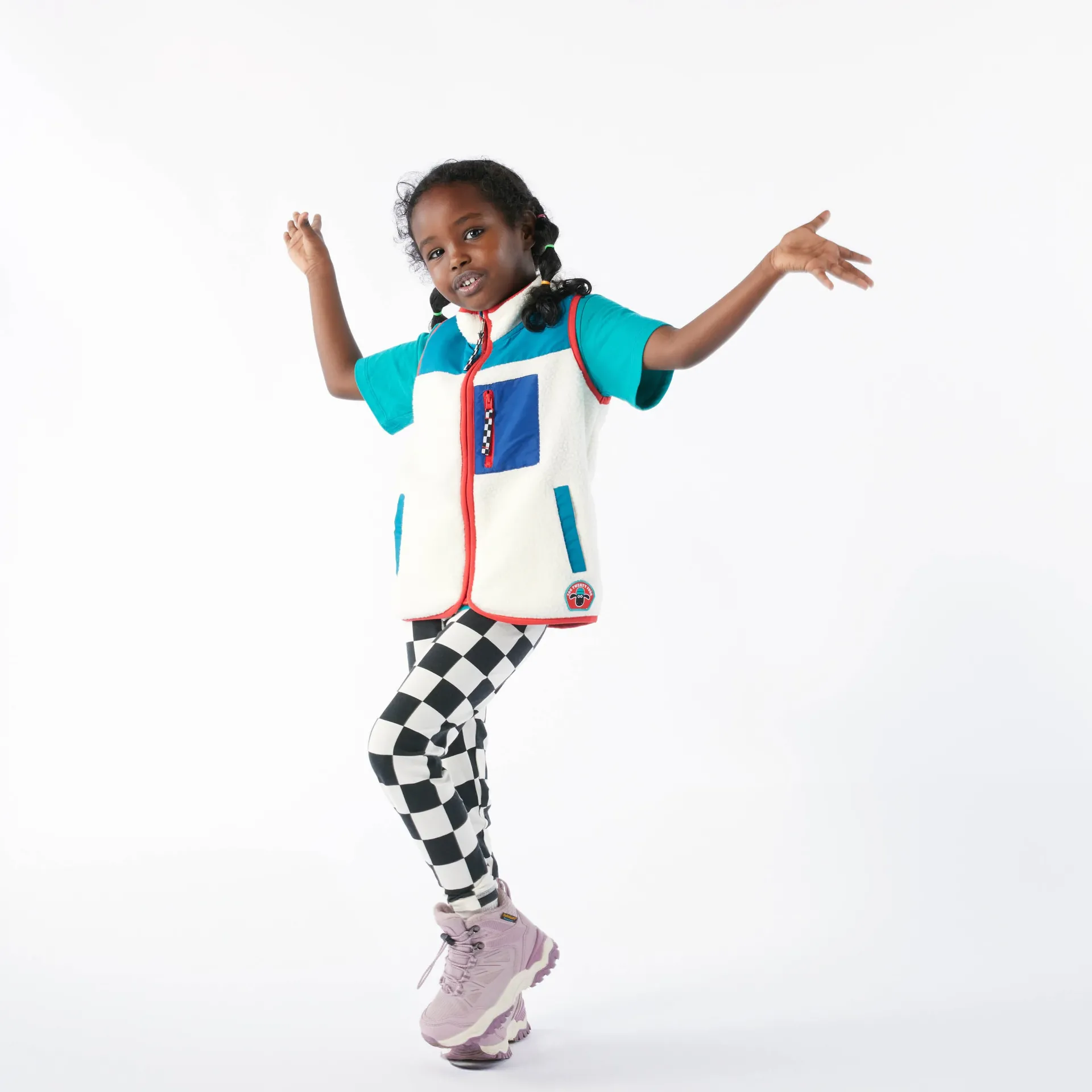 racka-kids-shaun-the-sheep-leg-ZPrHSLWx-4.webp Fashion TOG24 Racka Kids Shaun The Sheep Legging Black Woolly Checkerboard