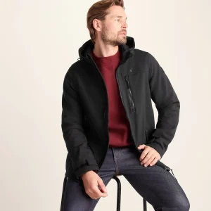 Online TOG24 Retner Mens Waterproof Softshell Hooded Jacket Black