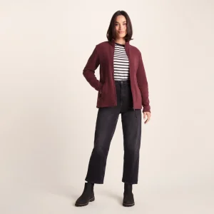 Clearance TOG24 Revive Womens Fleece Jacket Burgundy