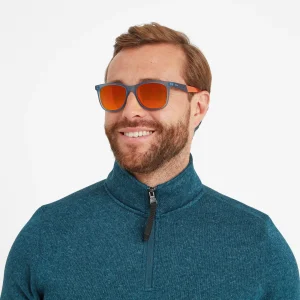 New TOG24 Roddis Sunglasses Crystal Blue/Orange