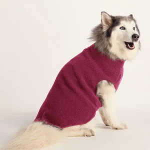Discount TOG24 Rover Sherpa Dog Coat L Washed Burgundy