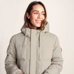 Outlet TOG24 Saga Womens Heavy Padded Long Jacket Dark Taupe